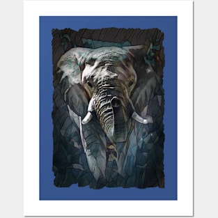 Elephant Out Of Stone Posters and Art